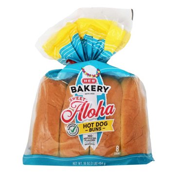 H-E-B Bakery Sweet Aloha Hot Dog Buns, 8 ct