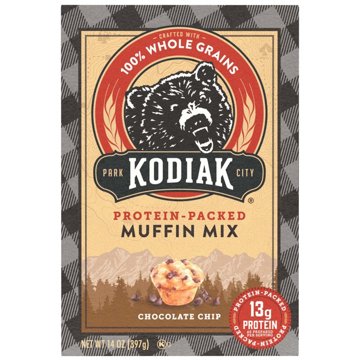 Kodiak 13g Protein Muffin Mix - Chocolate Chip, 14 oz