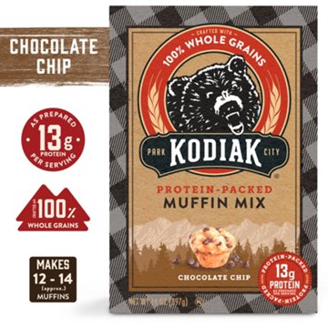 Kodiak 13g Protein Muffin Mix - Chocolate Chip, 14 oz