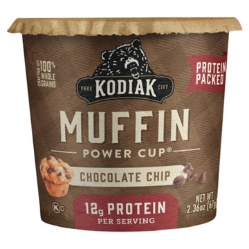 Kodiak 12g Protein Muffin Power Cup - Chocolate Chip, 2.36 oz