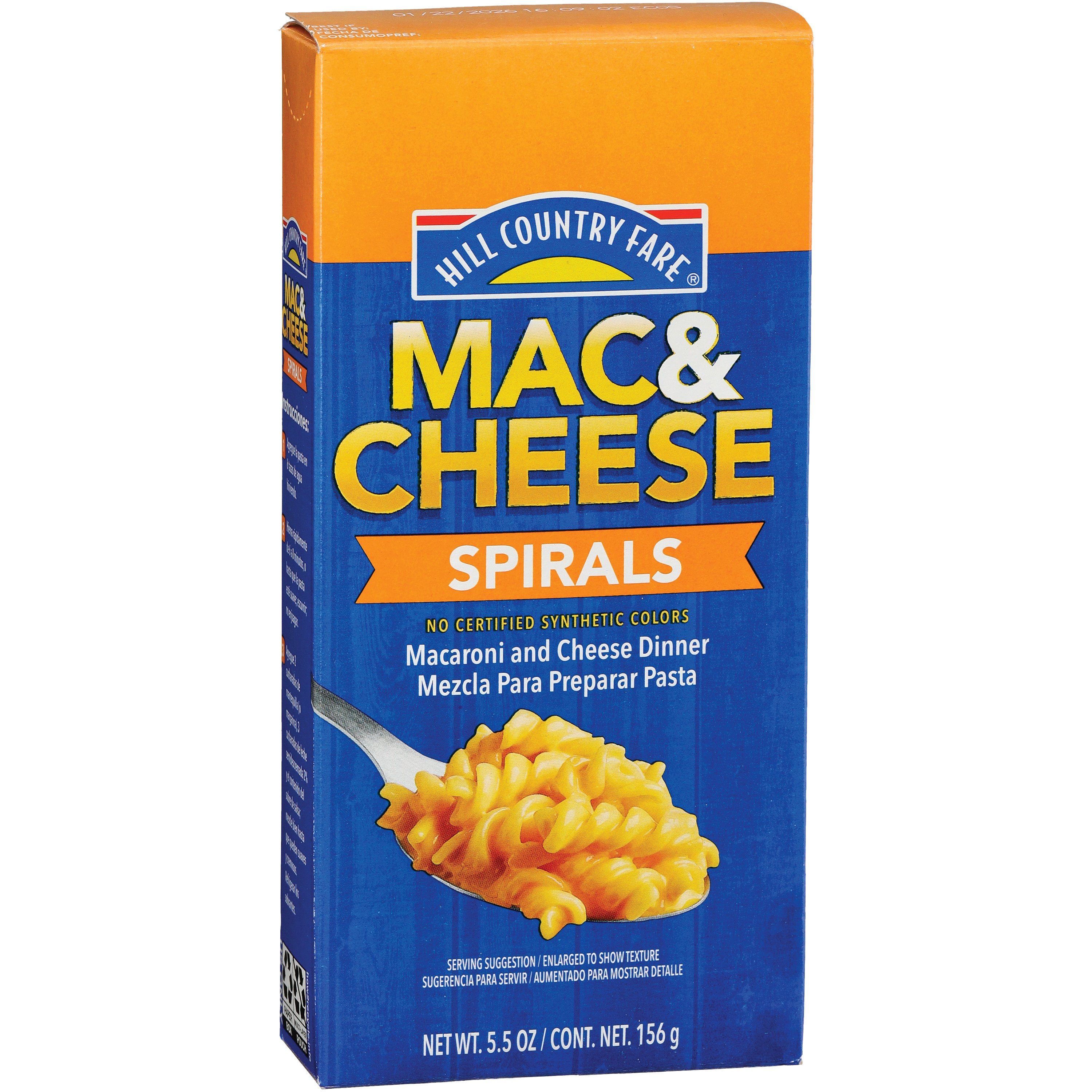 Kraft Macaroni & Cheese Dinner, Spirals, Original Cheese Flavor - 5.5 oz