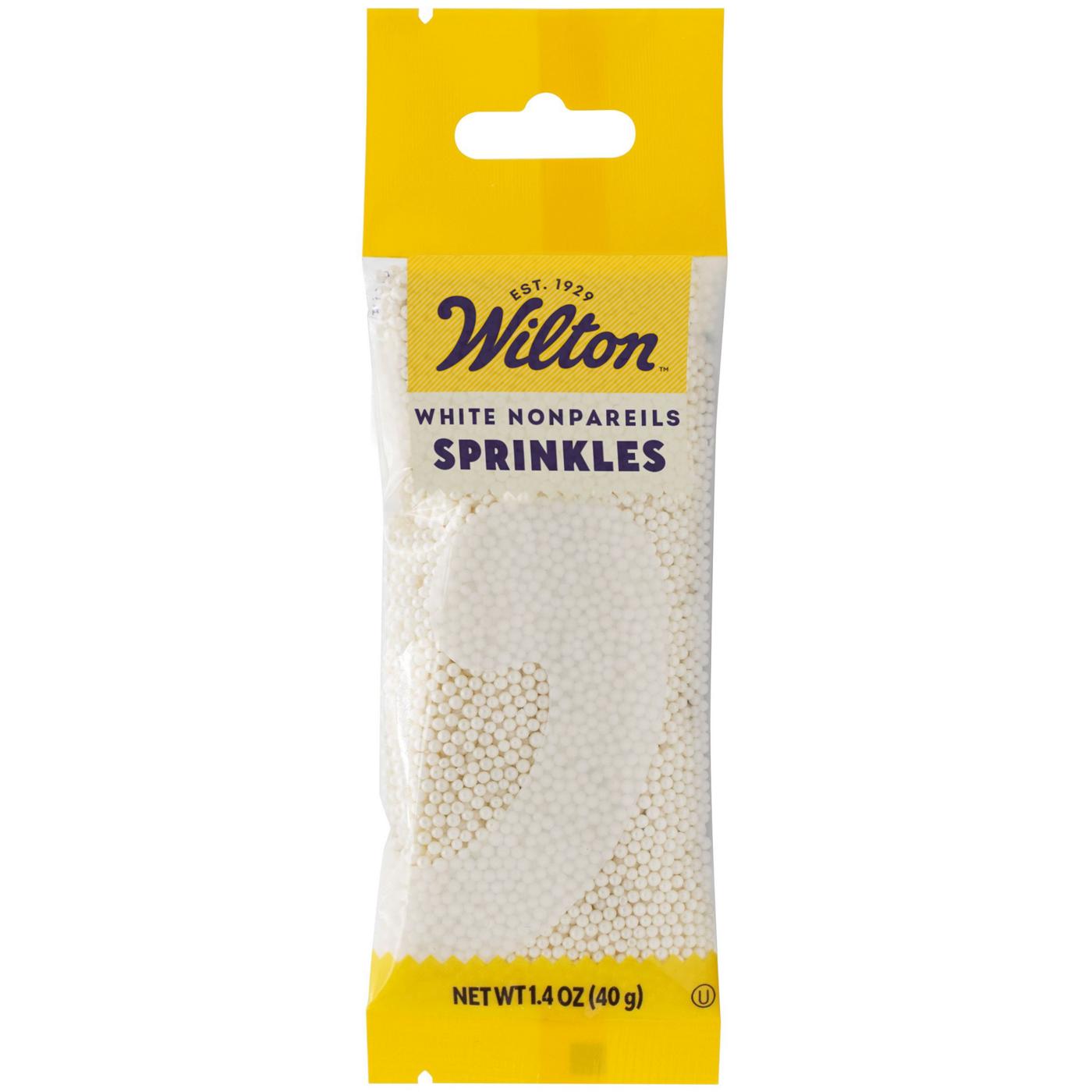 Wilton White Nonpareils Sprinkles; image 1 of 2