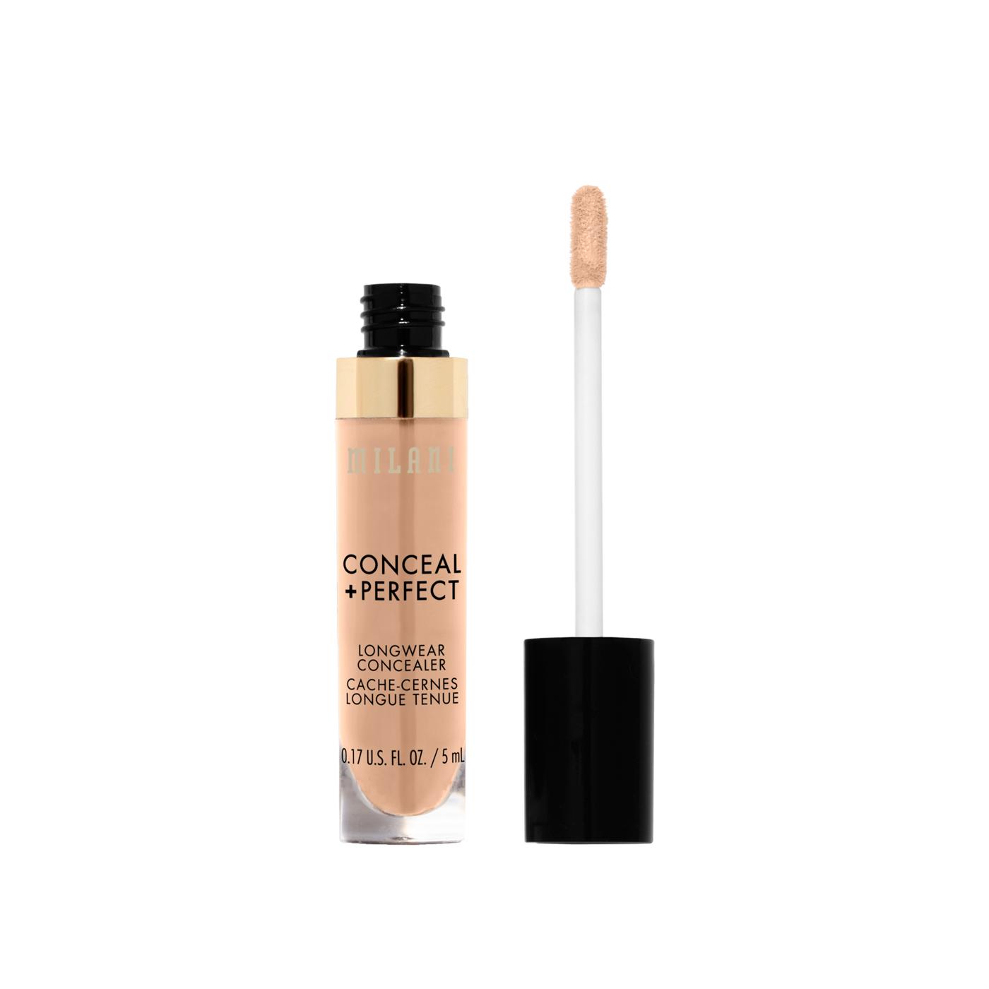 Milani Conceal + Perfect Longwear Concealer - Medium Beige; image 3 of 10