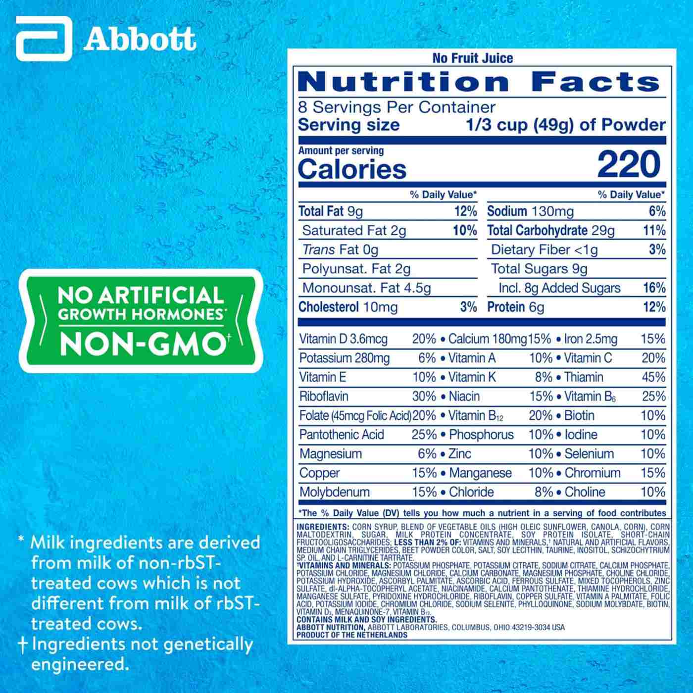 PediaSure Grow & Gain with Immune Support Shake Mix Strawberry Shop