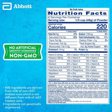 PediaSure Grow & Gain with Immune Support 6g Protein Shake Mix for Kids - Strawberry