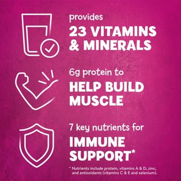 PediaSure Grow & Gain with Immune Support 6g Protein Shake Mix for Kids - Strawberry
