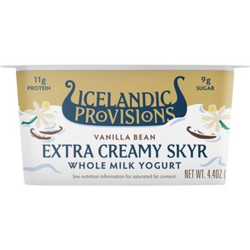 Icelandic Provisions 11g Protein Extra Creamy Skyr - Vanilla Bean