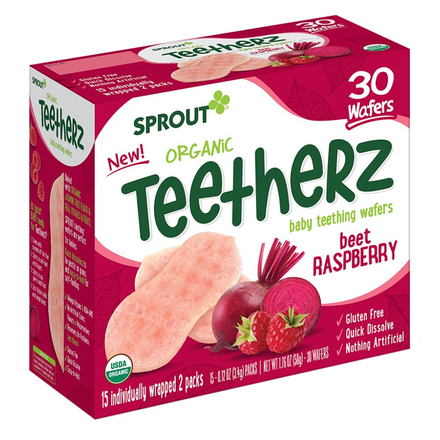 Sprout Teetherz Beet Raspberry Wafers Shop Toddler Food at HEB