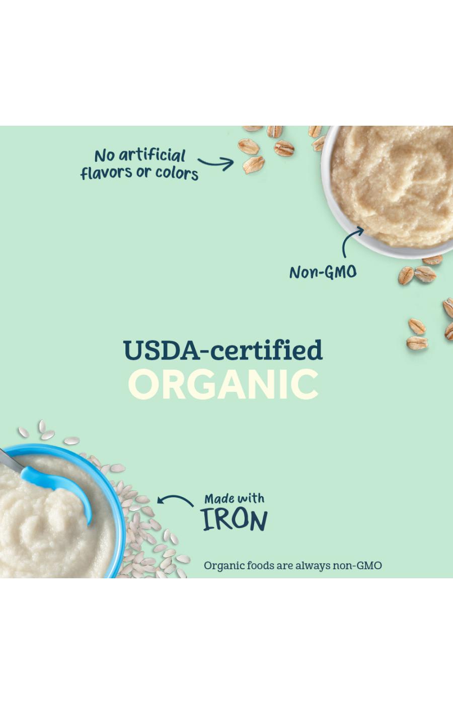 Gerber Organic for Baby Grain & Grow Oatmeal - Banana Cereal; image 8 of 8