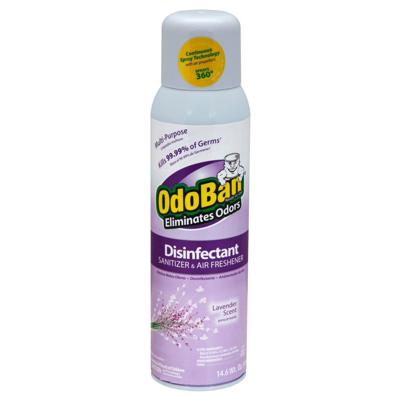 OdoBan Lavender Scent Disinfectant Spray Shop All Purpose Cleaners at