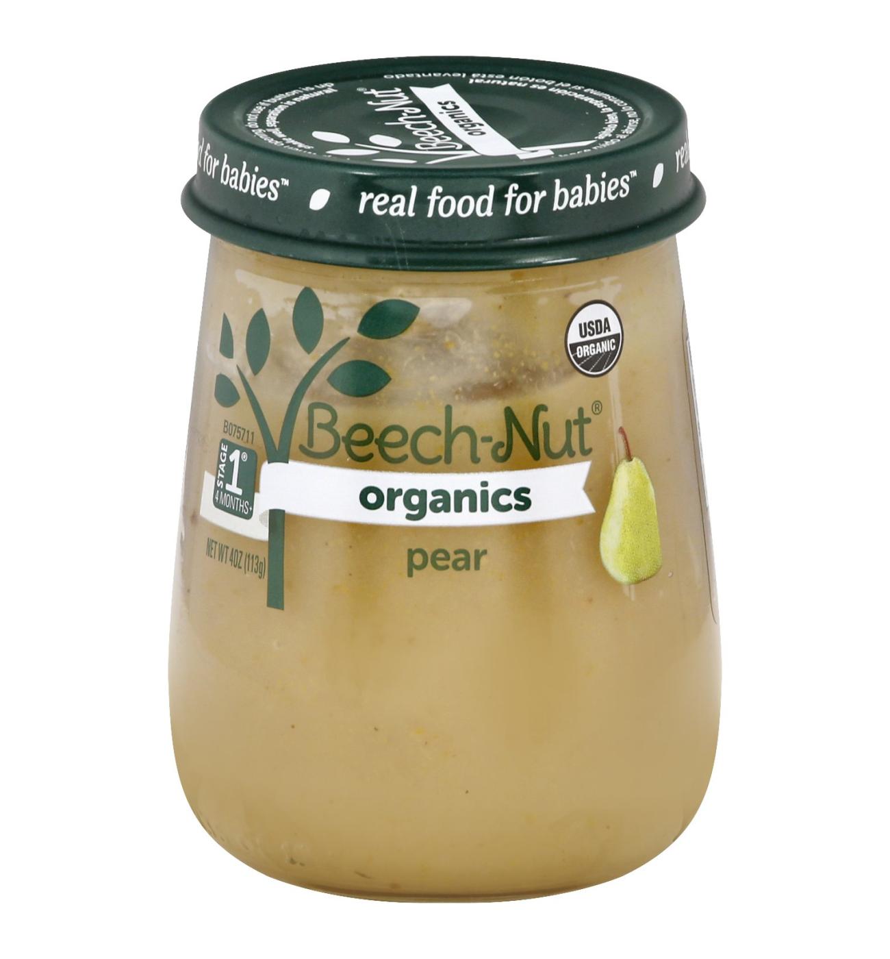 Beech-Nut Organics Stage 1 Baby Food - Pear; image 1 of 3