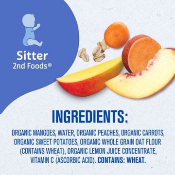 Gerber Organic for Toddler WonderFoods Pouch - Mango Peach Carrot Sweet Potato Oatmeal