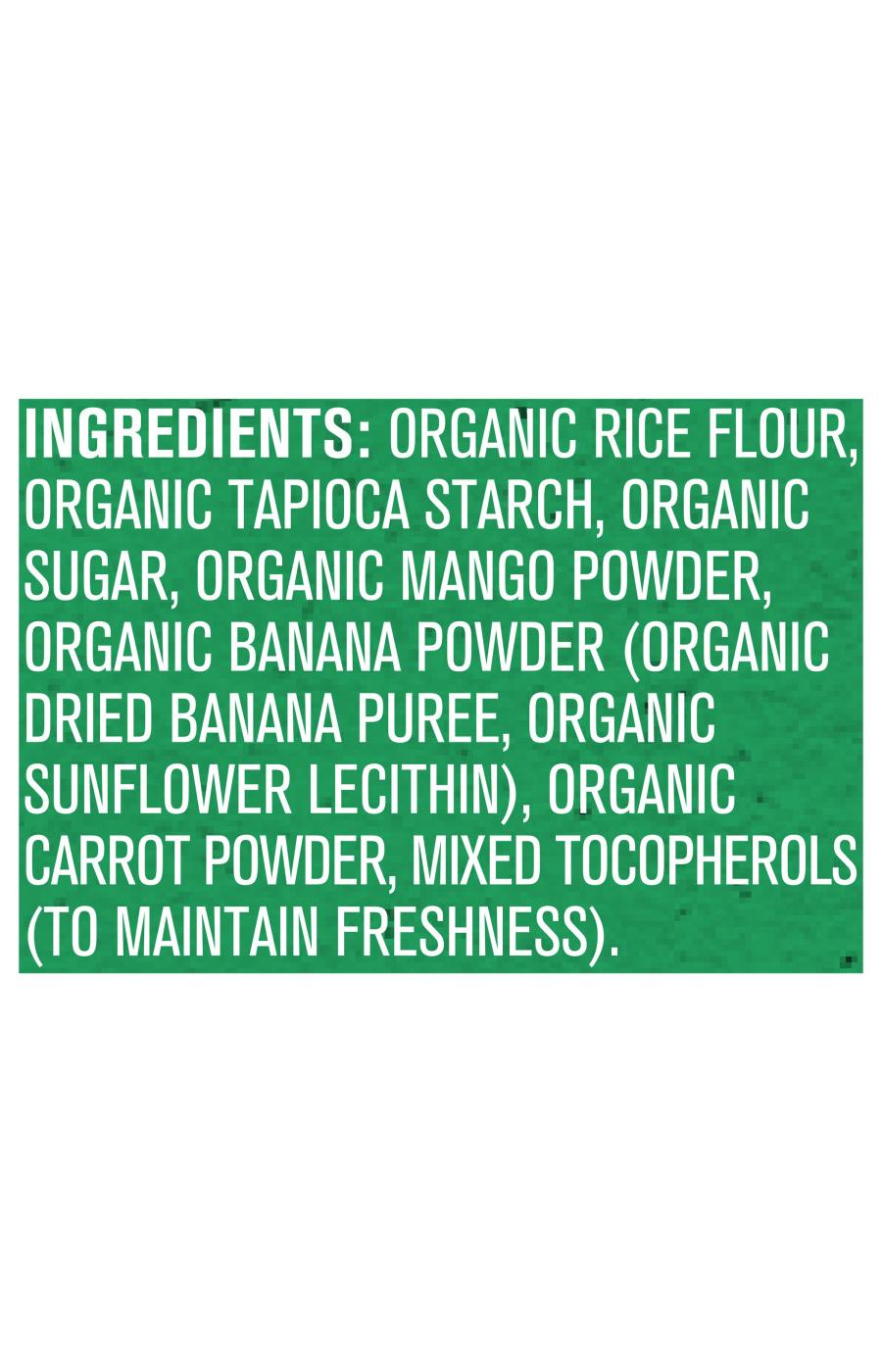 Gerber Organic for Baby Teethers - Mango Banana & Carrot; image 2 of 3