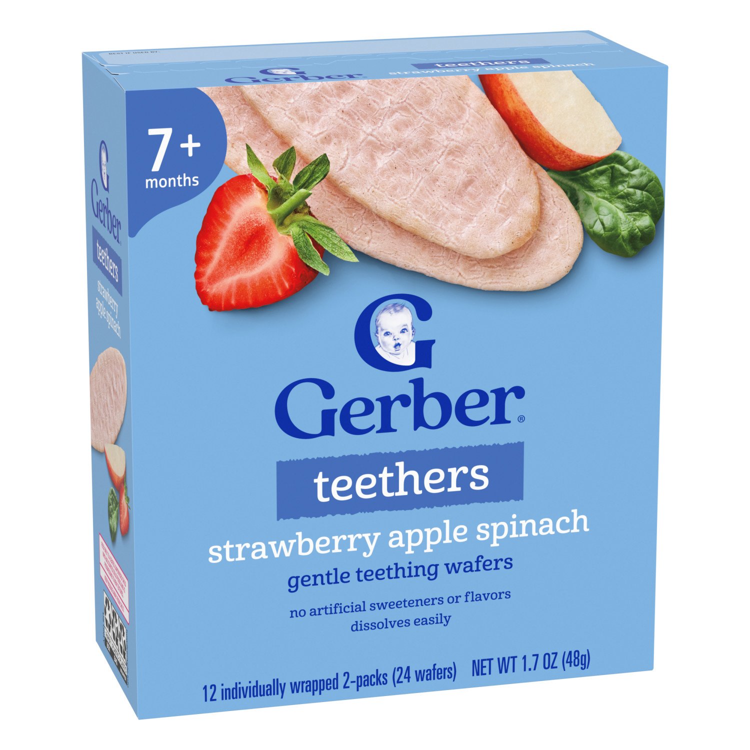 Snacks for Baby Teethers Strawberry Apple Spinach