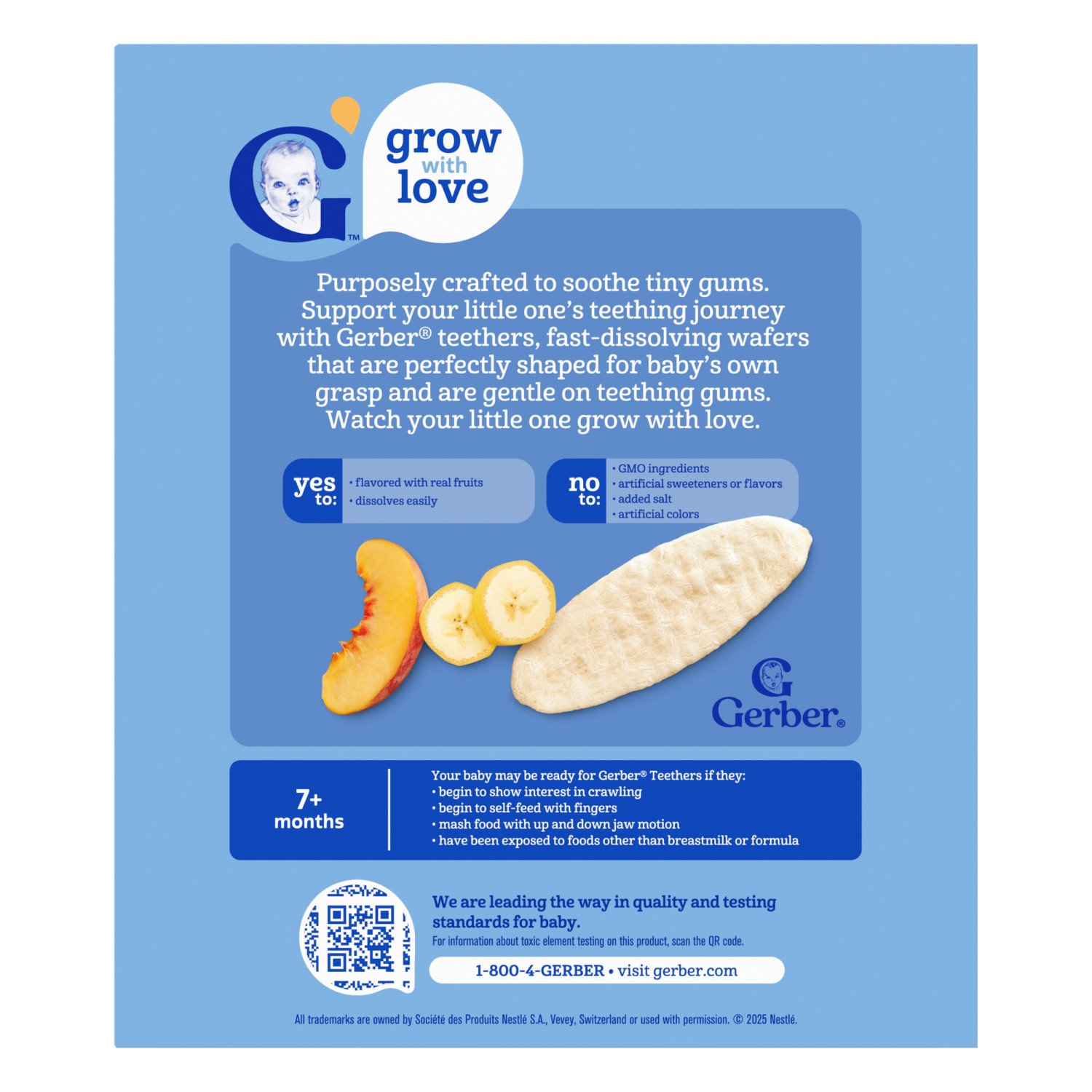Gerber Snacks for Baby Teethers Banana Peach Shop Baby food