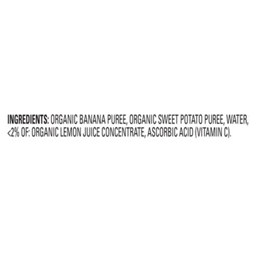 Happy Baby Organics Stage 2 Bananas & Sweet Potatoes Organic Baby Food