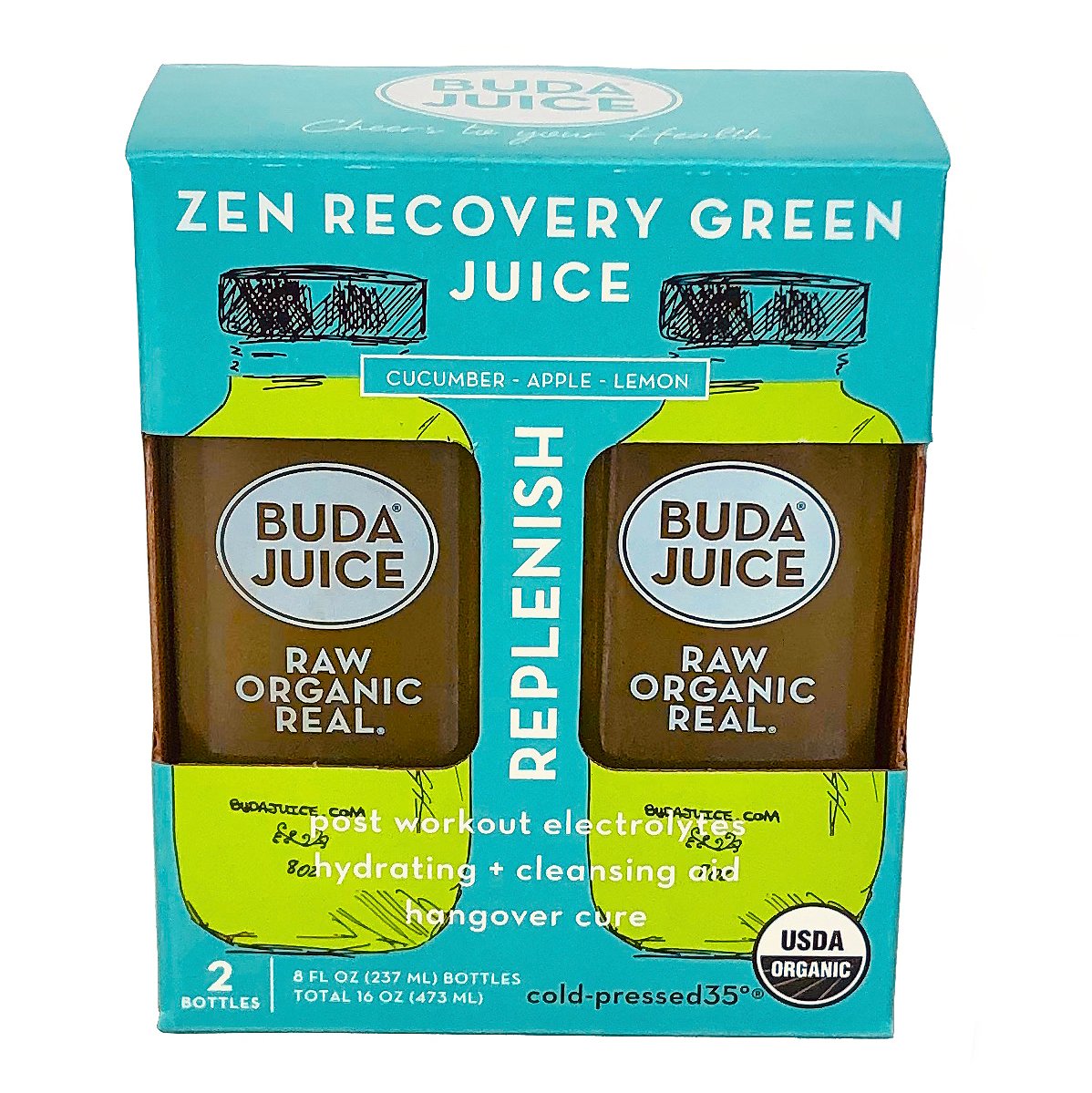 Buda Juice Zen Recovery Green Juice, 8 oz Shop Juice at HEB