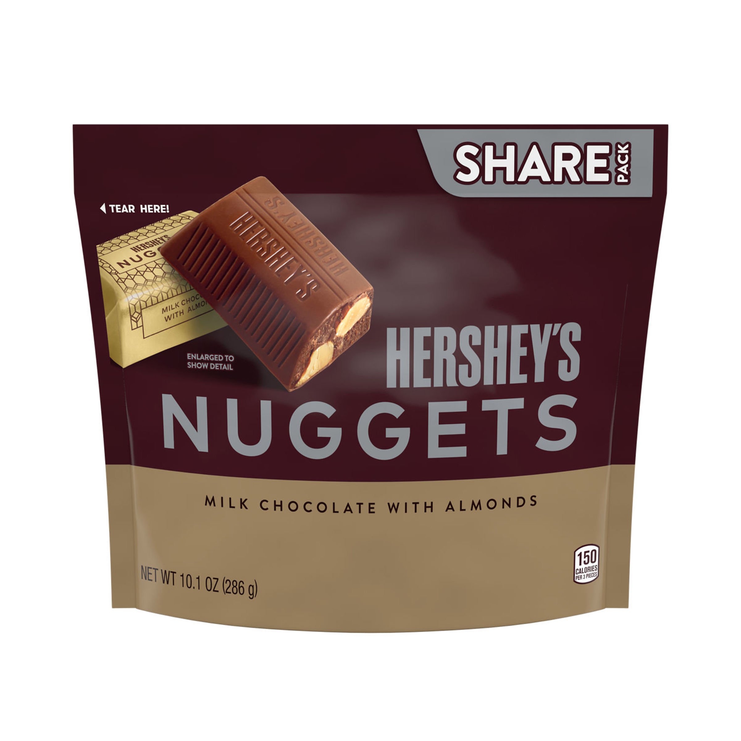 Hershey's Nuggets Milk Chocolate With Almonds Candy - Share Pack - Shop ...