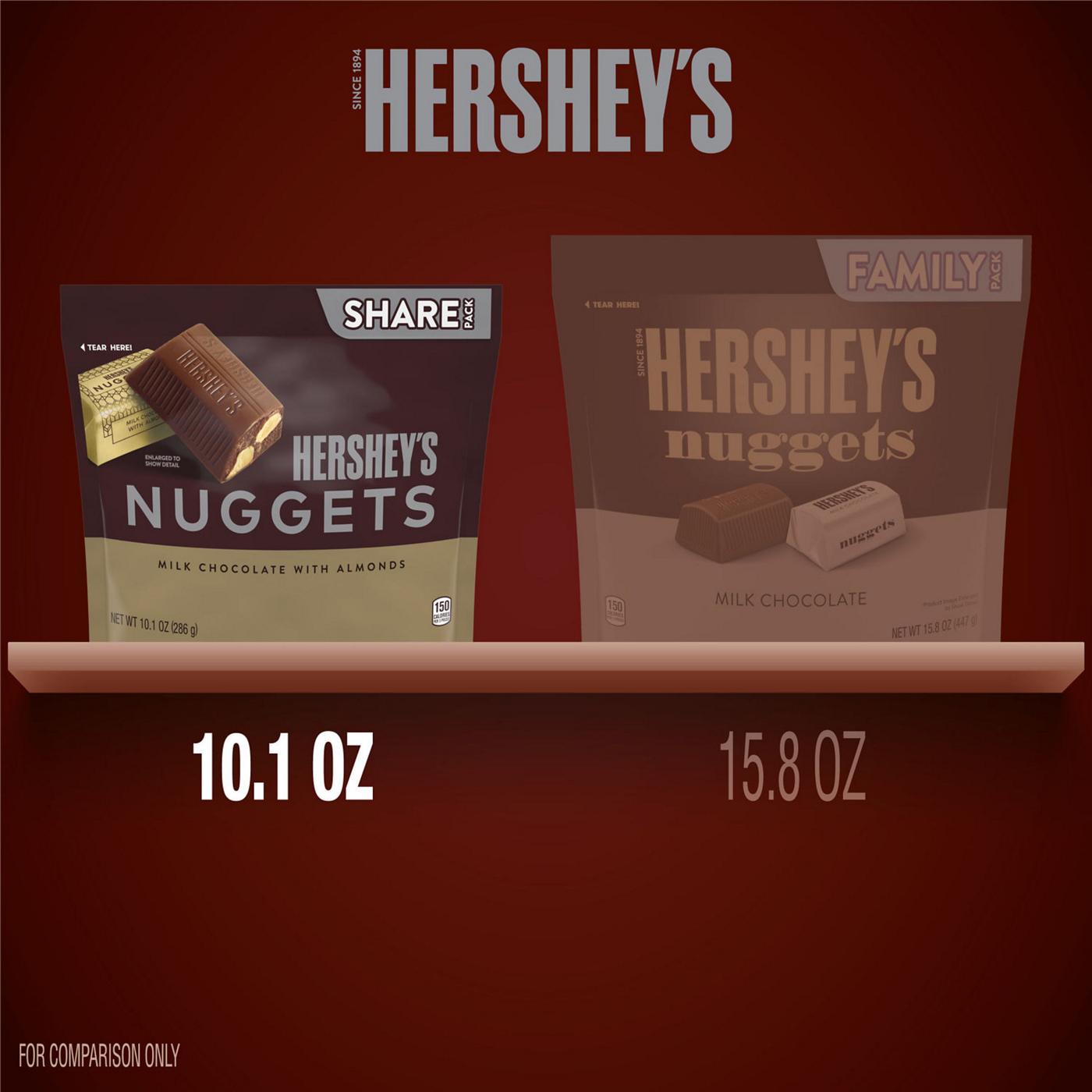 Hershey's Nuggets Milk Chocolate with Almonds Candy - Share Pack; image 2 of 7