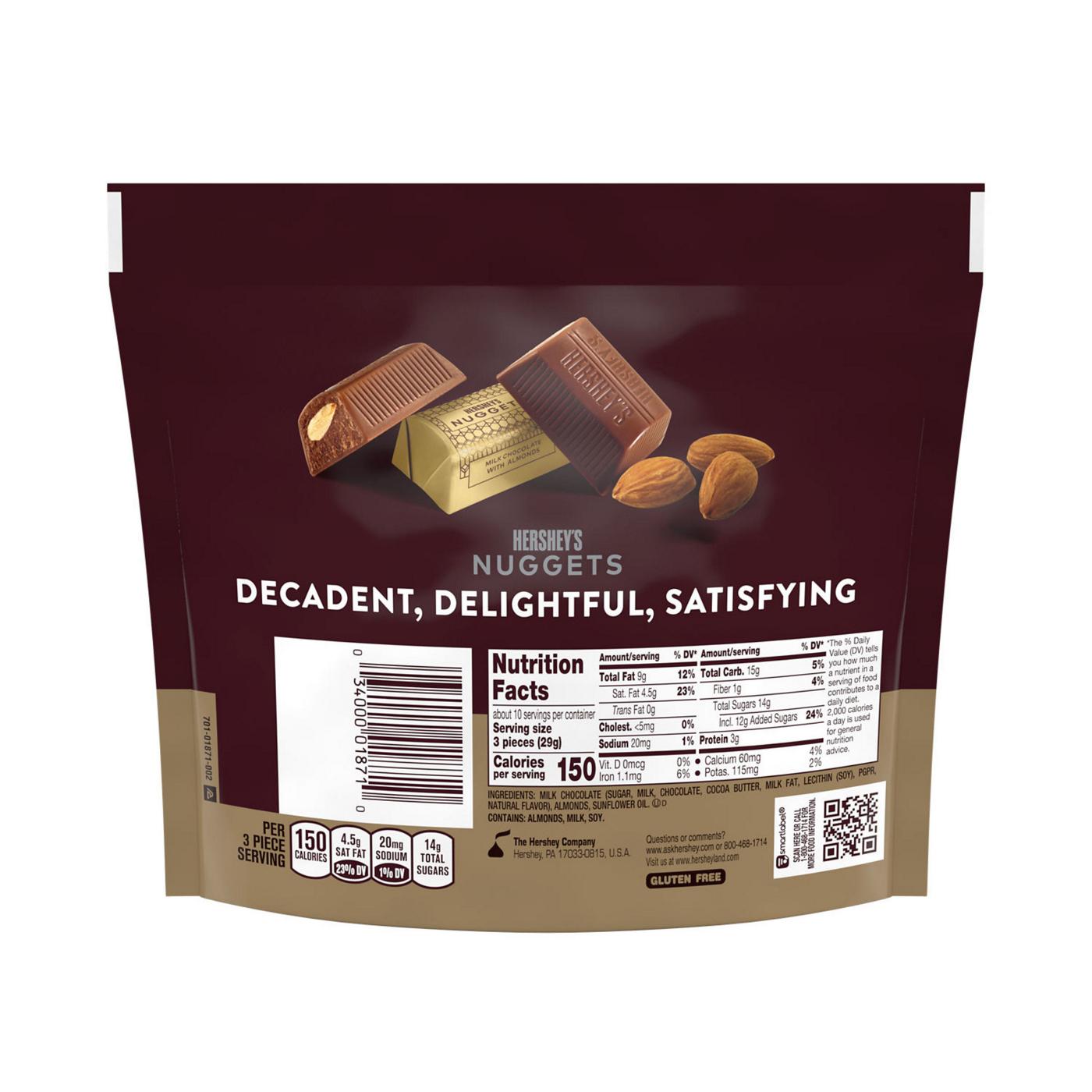 Hershey's Nuggets Milk Chocolate with Almonds Candy - Share Pack; image 7 of 7