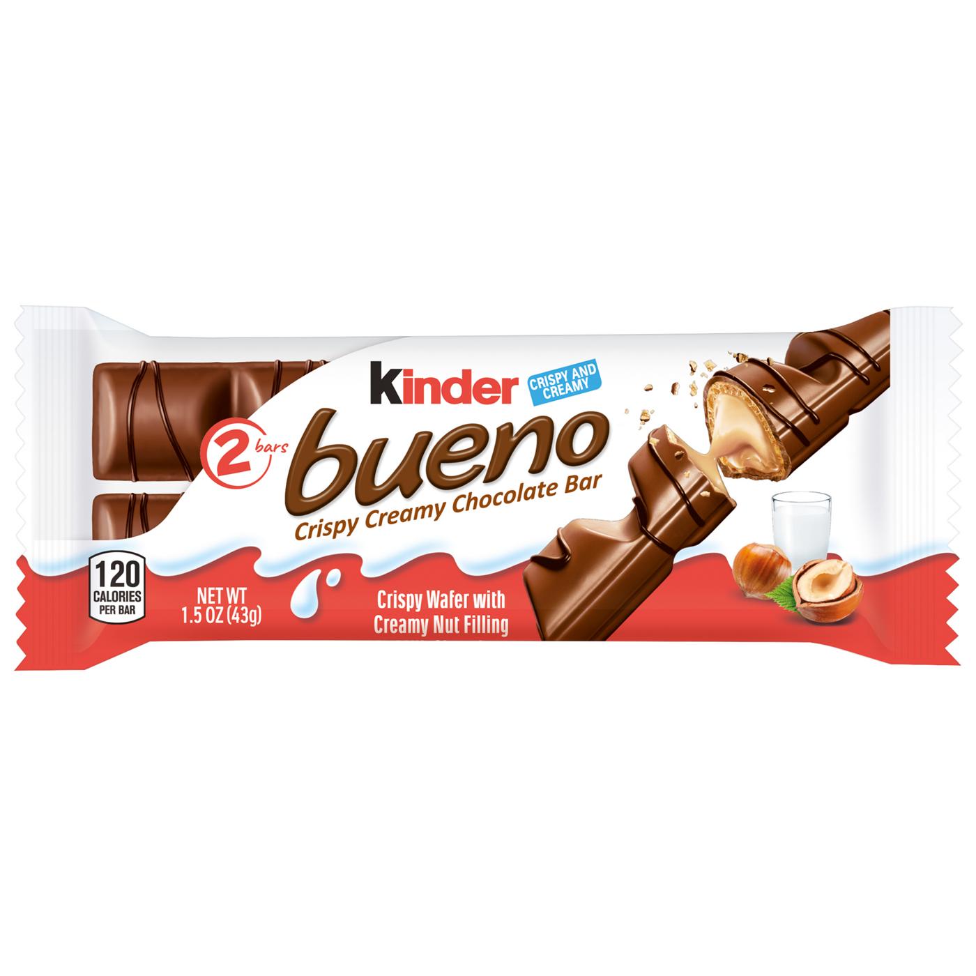 Kinder Bueno Crispy Chocolate Candy Bars; image 1 of 5