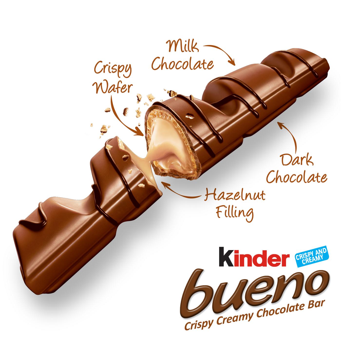 Kinder Bueno Crispy Chocolate Candy Bars; image 5 of 5