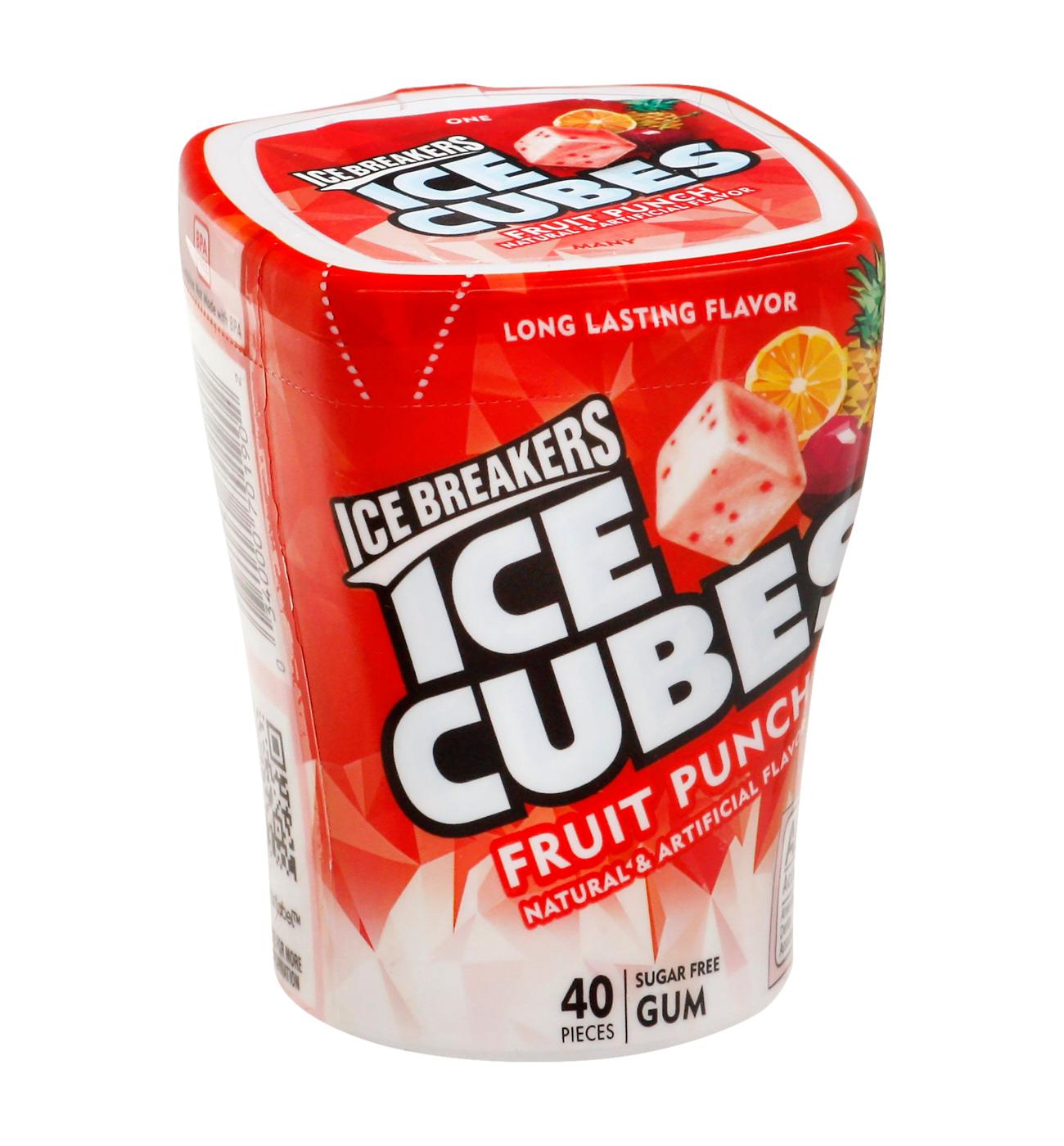 Ice Breakers Ice Cubes Fruit Punch Sugar Free Gum; image 1 of 2