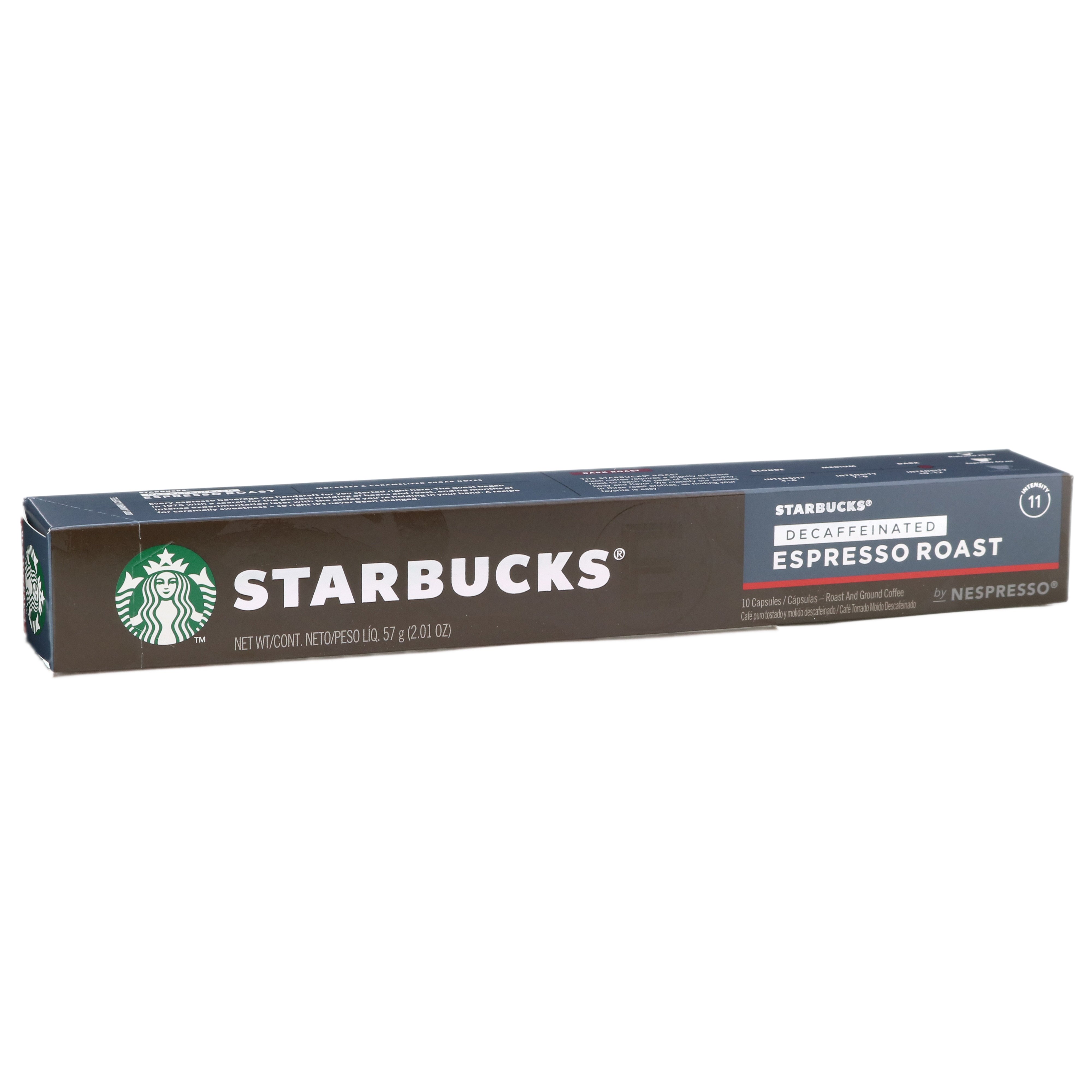 Starbucks Decaffeinated Espresso Roast Single Serve Coffee Capsules