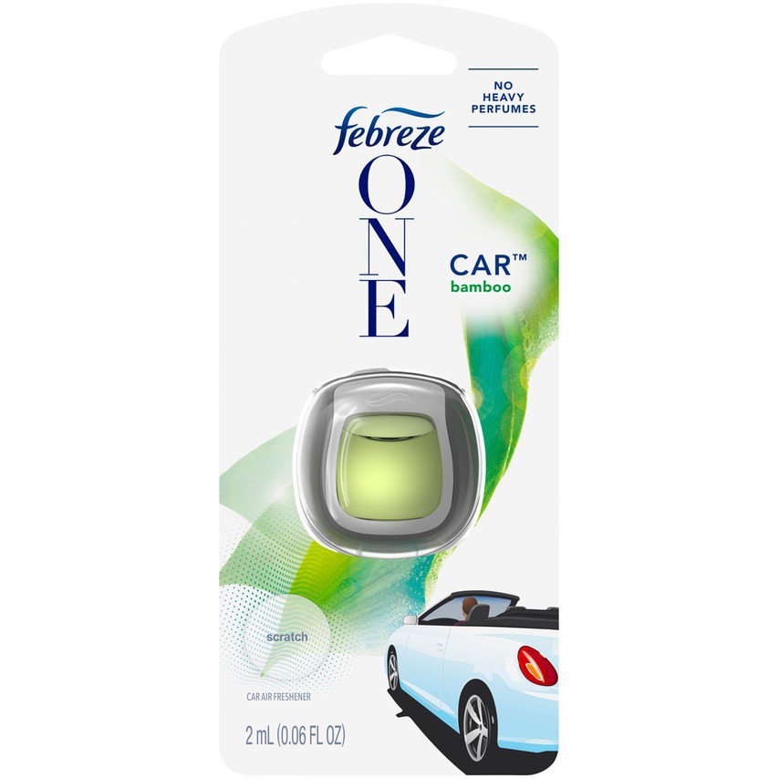 Febreze Car Vent Clip Air Freshener - Mountain Scent - 0.14 Fl Oz