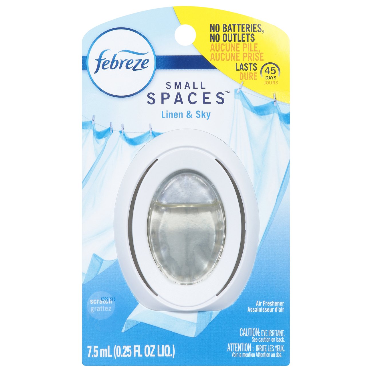 Febreze Small Spaces Linen Sky Air Refresher Shop Air Fresheners At   002984015