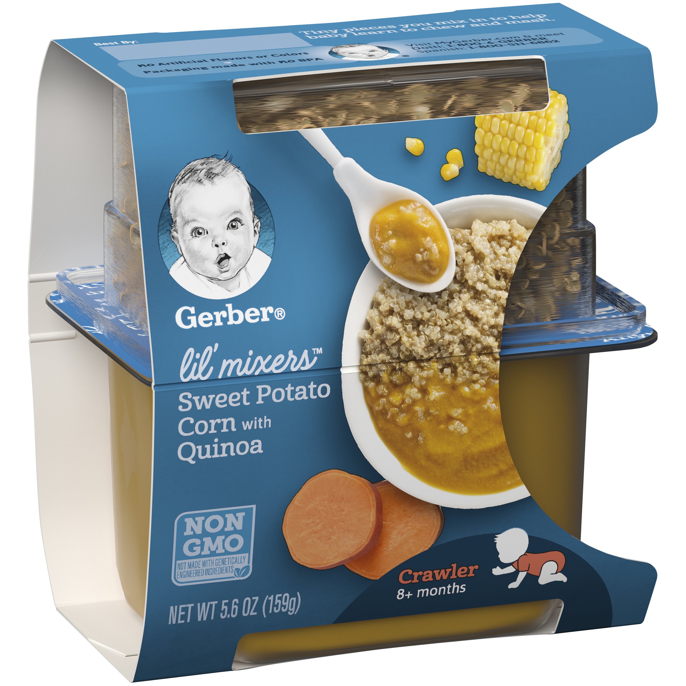 Gerber Lil' Mixers Sweet Potato Corn with Quinoa Baby Food 2 ct Shop
