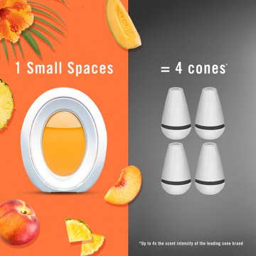 Febreze Febreze Bathroom Air Freshener, Odor-Fighting - Hawaiian Aloha Scent, 2 ct