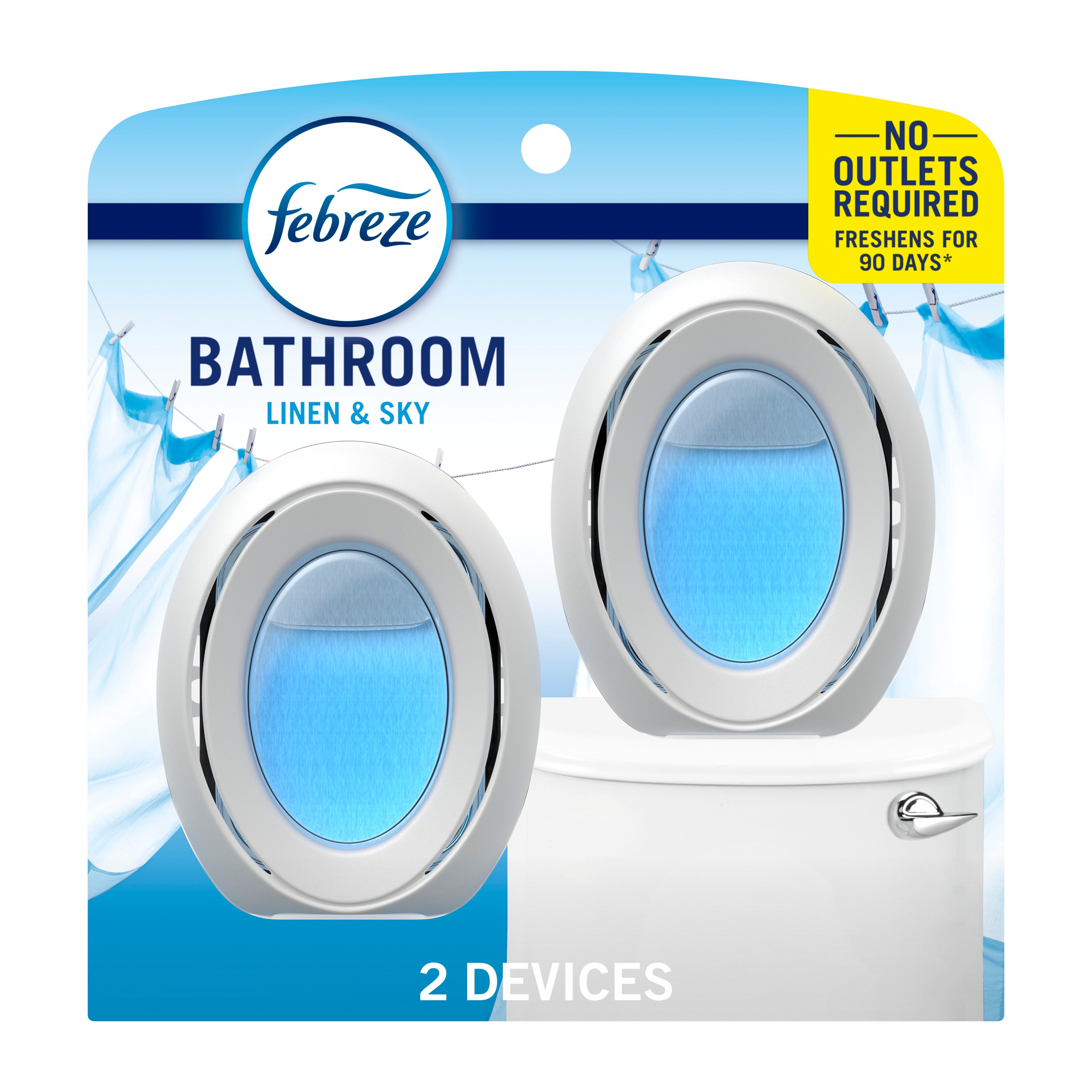 Febreze Small Spaces Linen Sky Air Freshener Shop Air Fresheners Candles At H E B