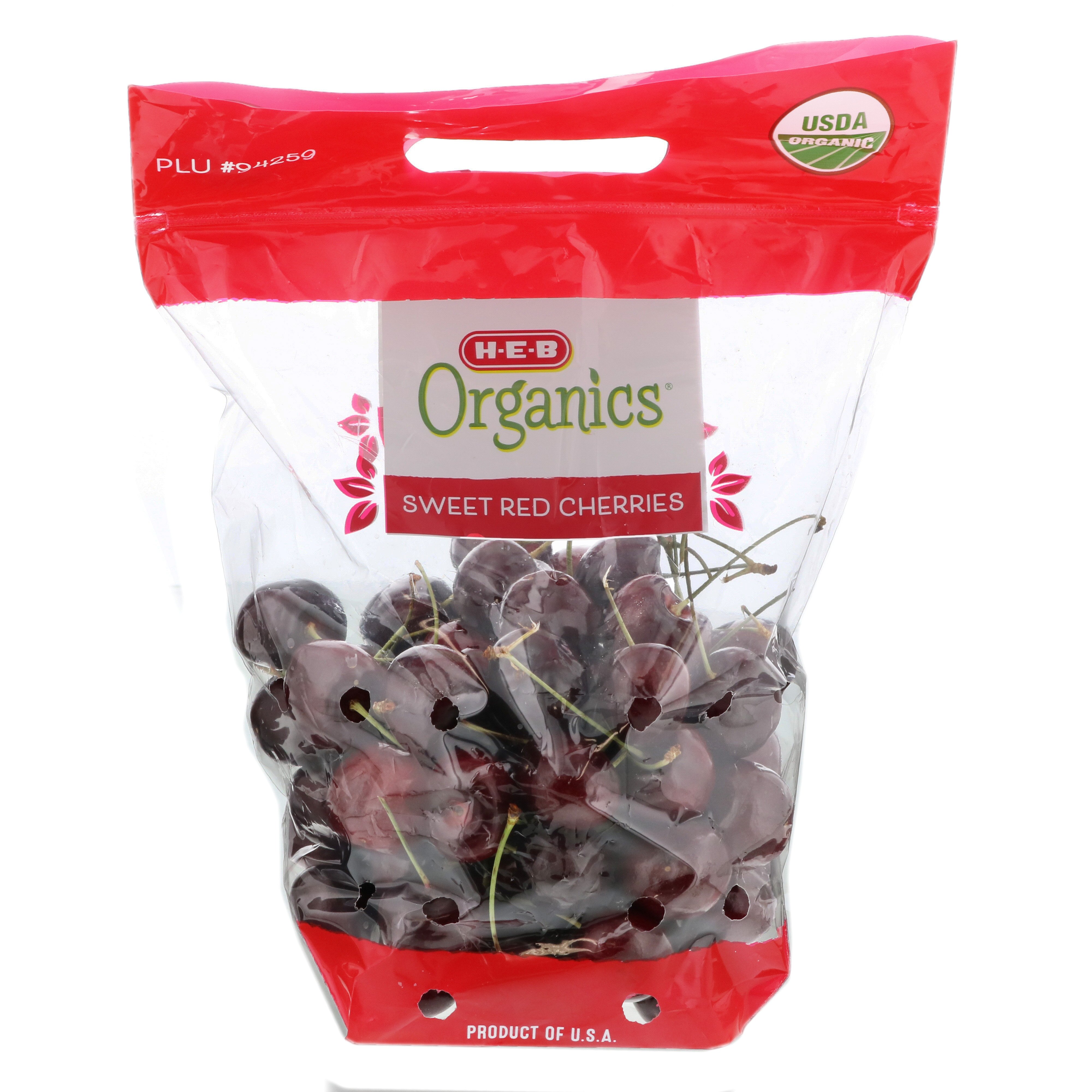HEB Organics Sweet Red Cherries Shop Berries & cherries at HEB