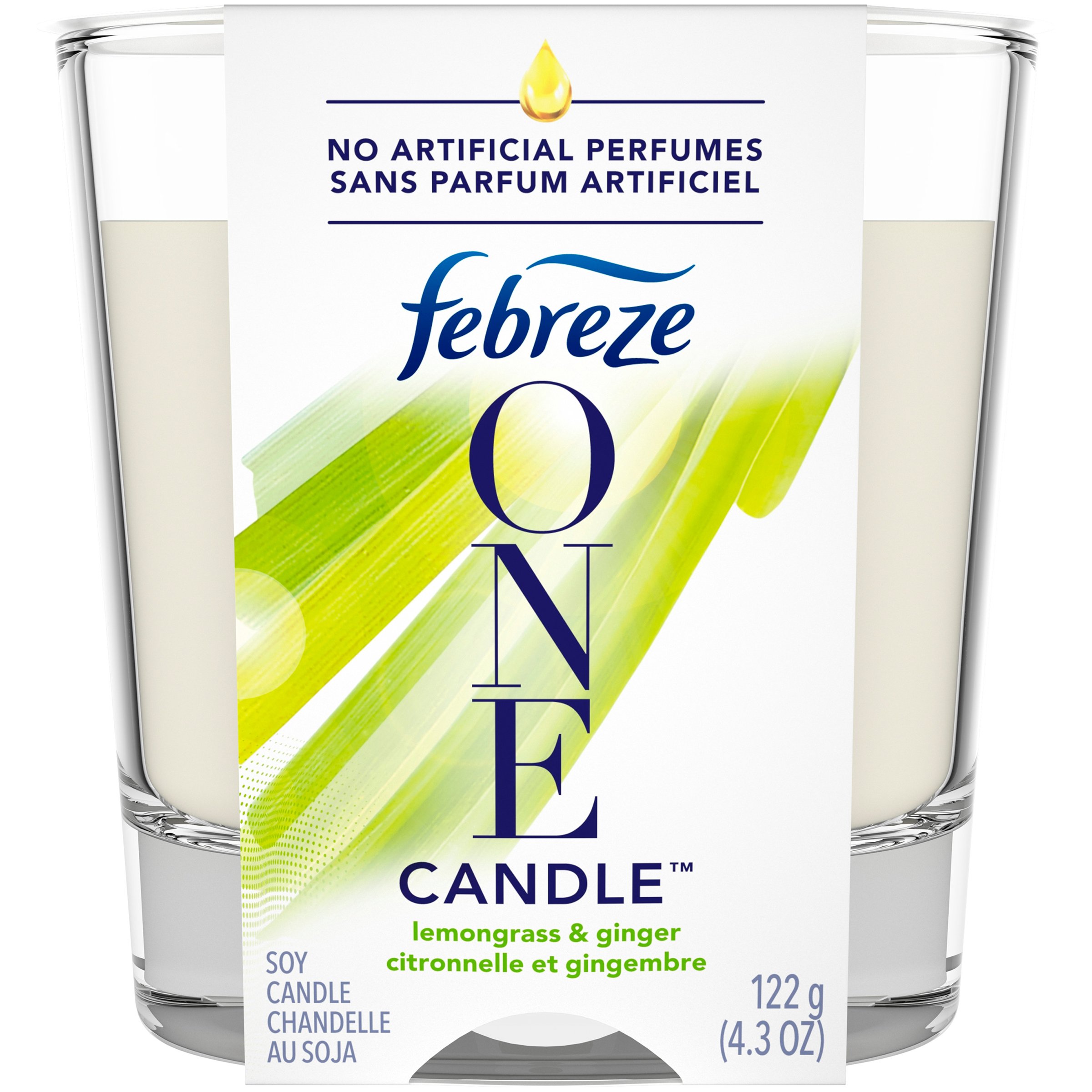 Febreze One Lemongrass & Ginger Candle Shop Candles at HEB