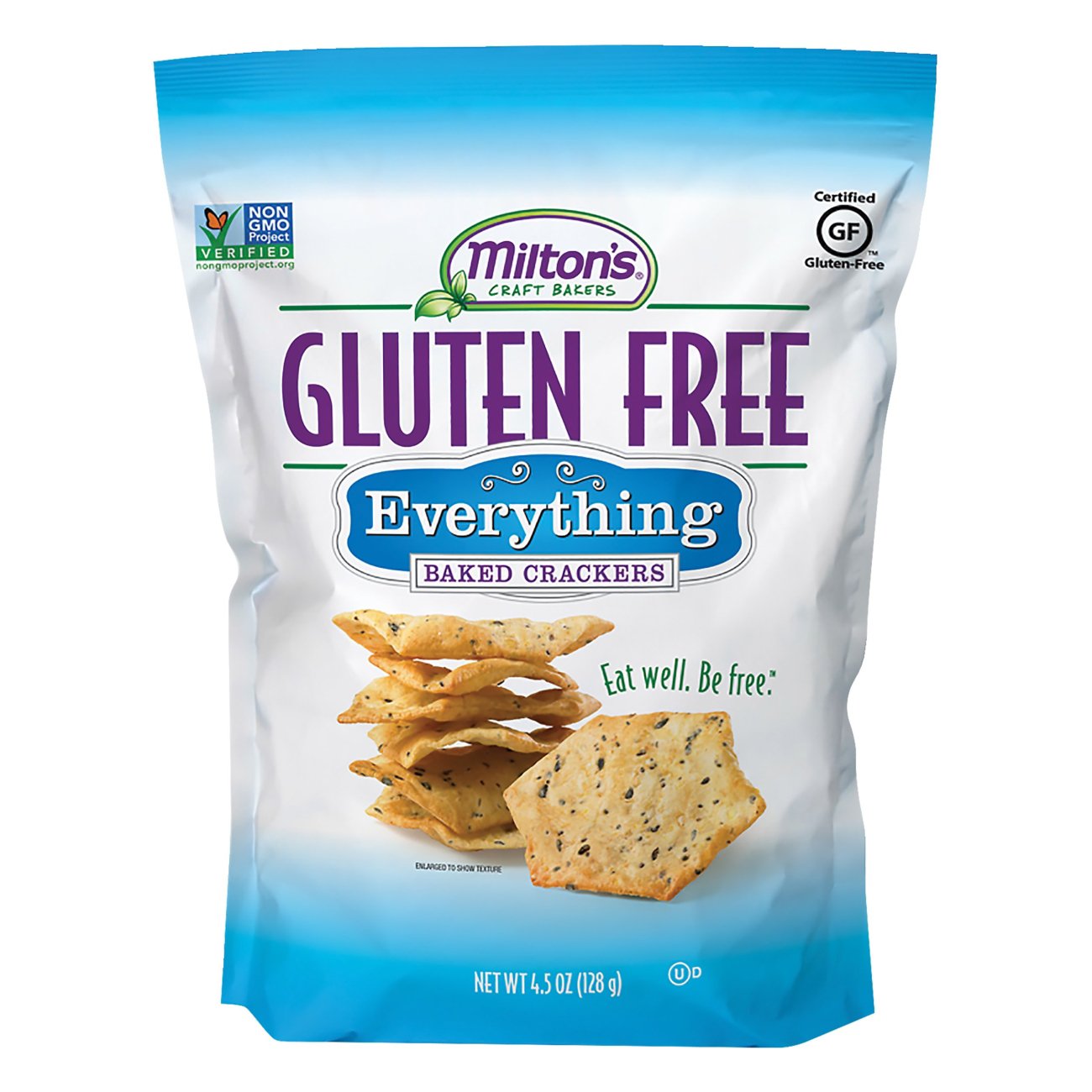 Milton's Gluten Free Everything Baked Crackers Shop Crackers