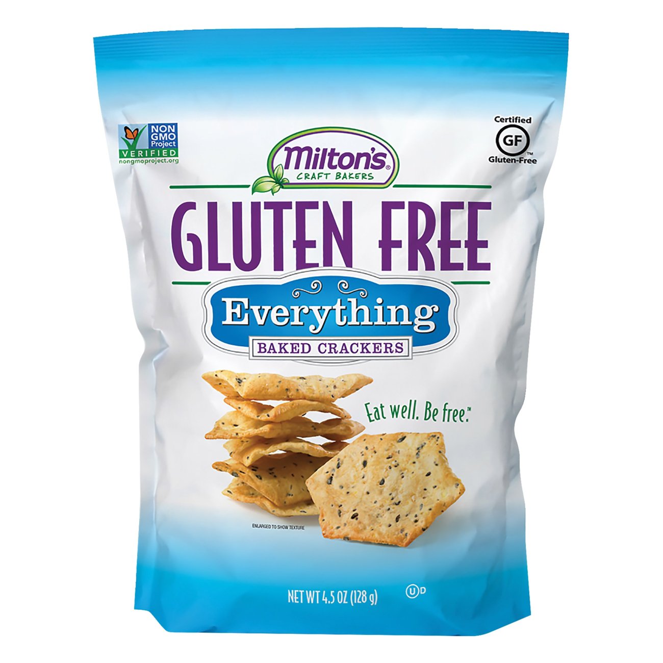 Milton's Gluten Free Everything Baked Crackers  Shop Crackers