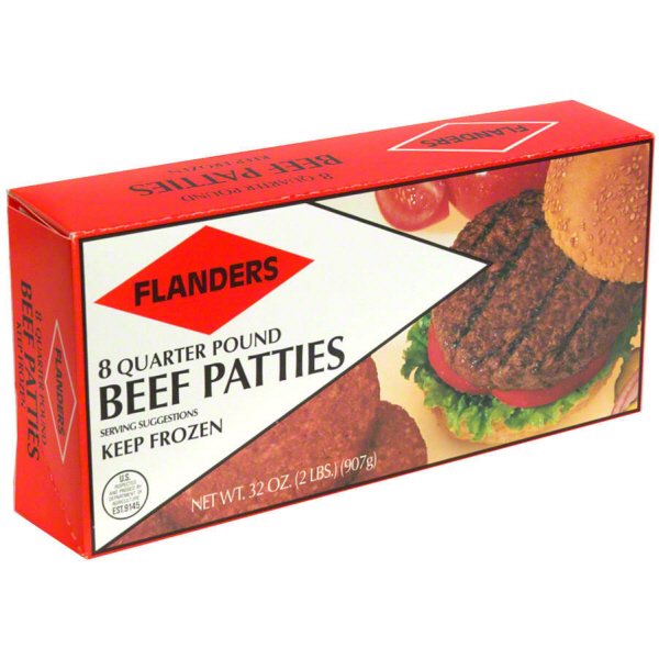 Flanders Quarter Pound Beef Patties Shop Beef & Veal at HEB