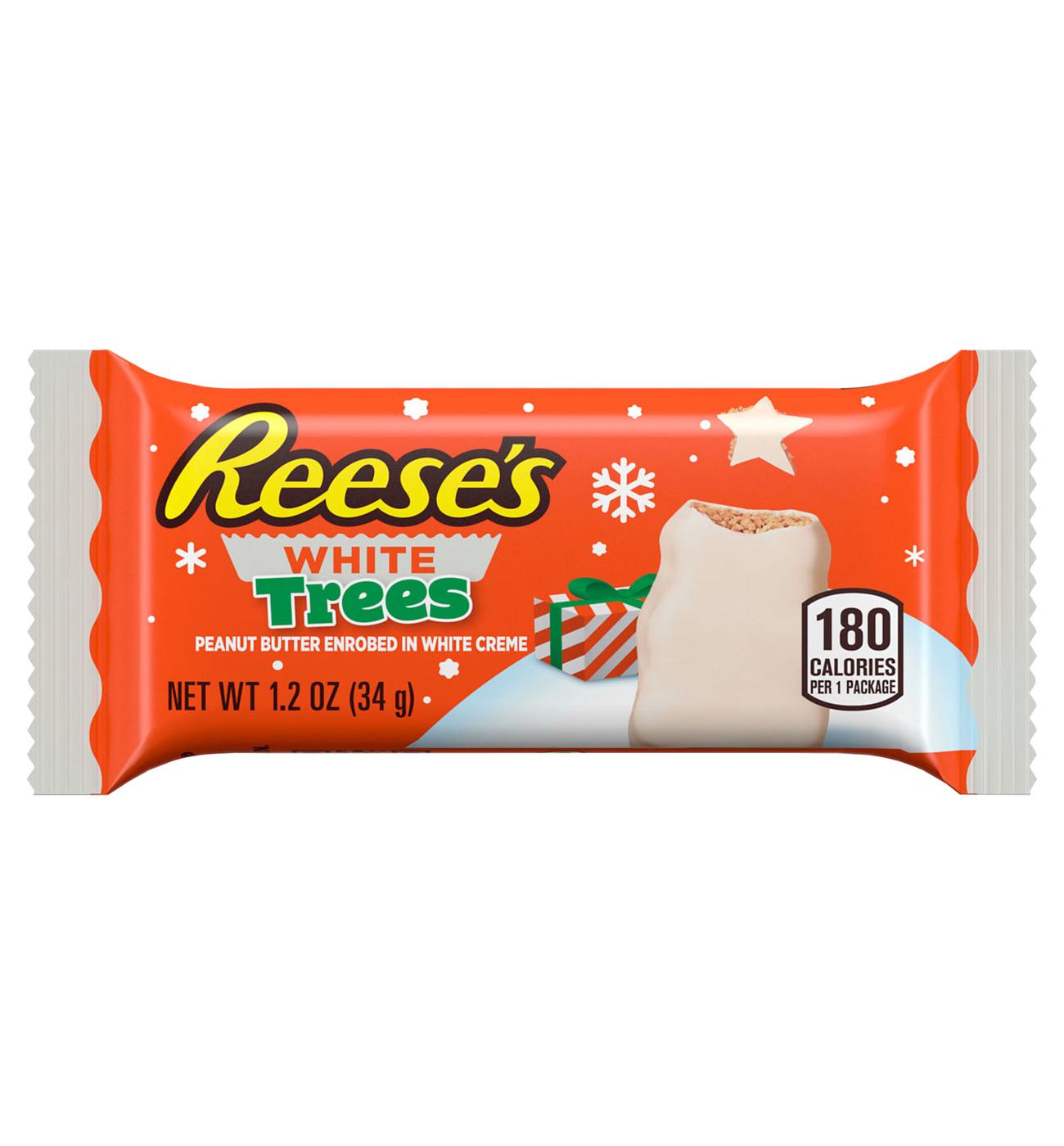 Reese's White Creme Peanut Butter Tree Christmas Candy; image 1 of 7