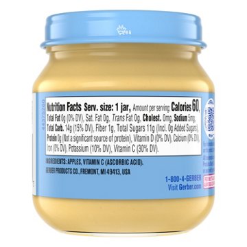 Gerber Natural for Baby 1st Foods - Apple