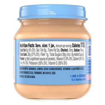 Gerber Natural for Baby 1st Foods - Banana