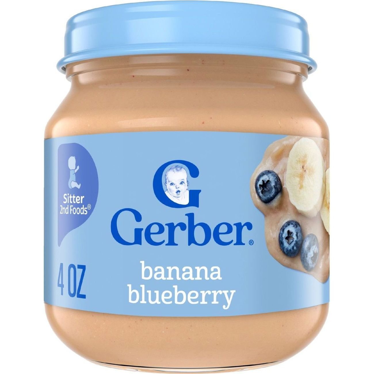 Gerber Natural for Baby Wonderfoods 2nd Foods Banana & Blueberry