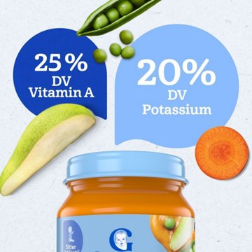 Gerber Natural for Baby 2nd Foods - Pear Carrot & Pea