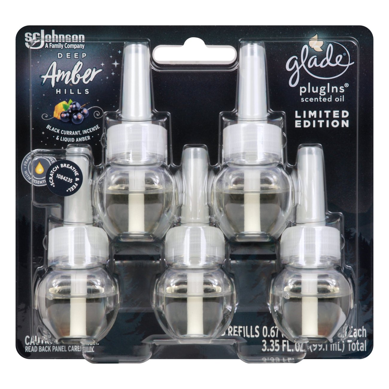 Glade PlugIns Scented Oil Air Freshener Refills Deep Amber Hills Shop Scented oils wax at H E B