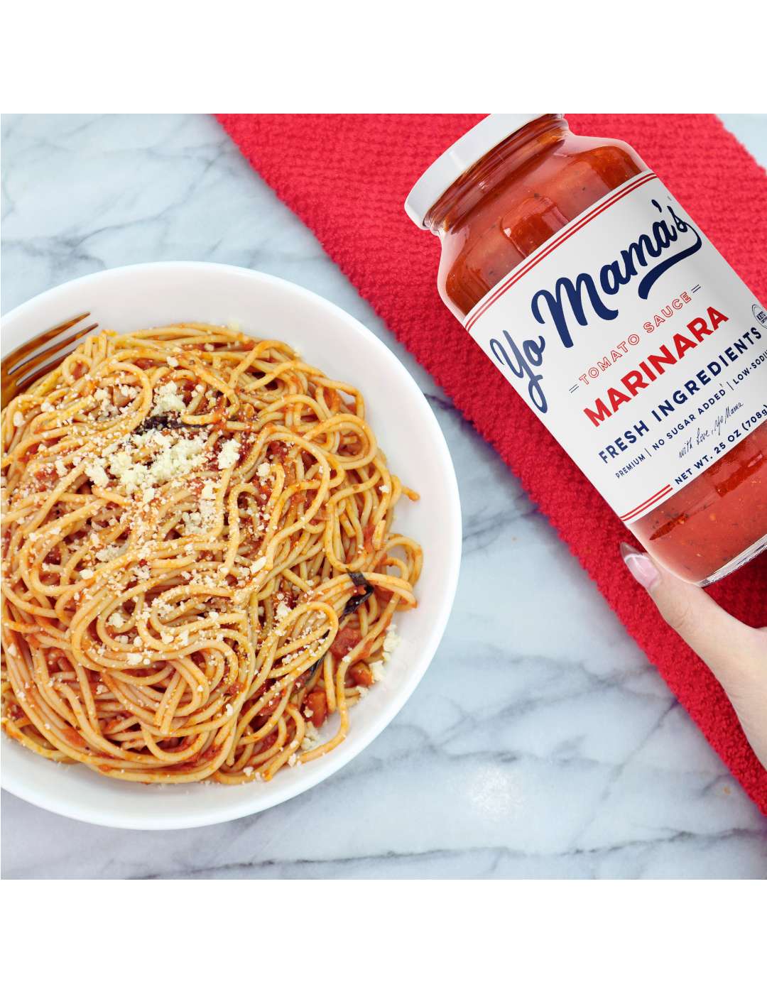 Yo Mama's Marinara Pasta Sauce; image 5 of 8