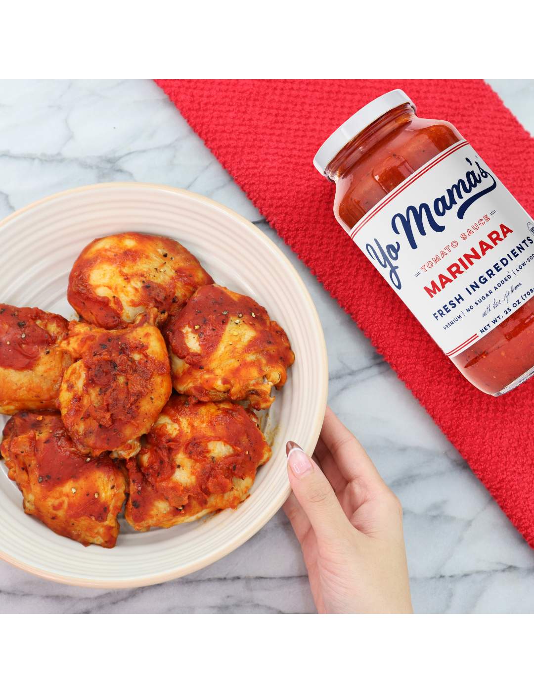 Yo Mama's Marinara Pasta Sauce; image 6 of 8