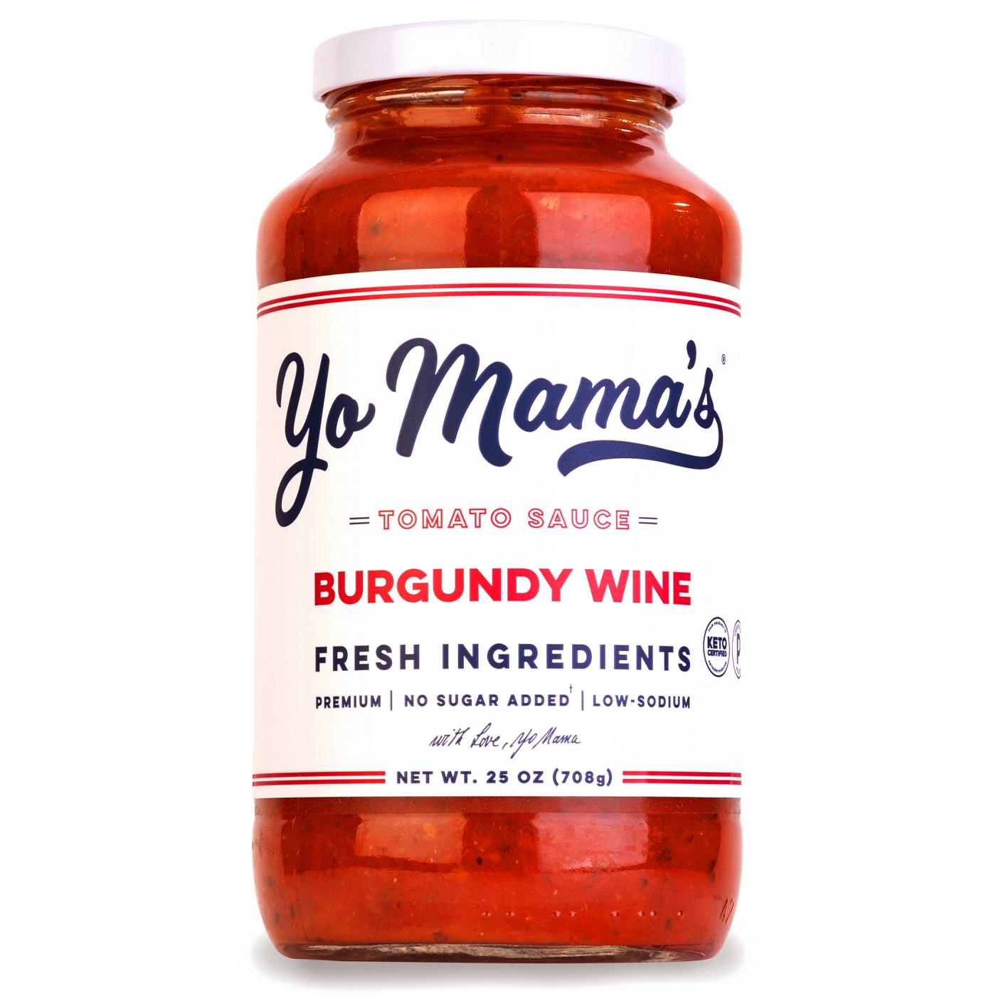 Yo Mama's Burgundy Wine Tomato Sauce; image 1 of 8
