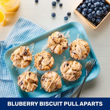 Pillsbury Blueberry Sweet Biscuits with Icing, 8 ct