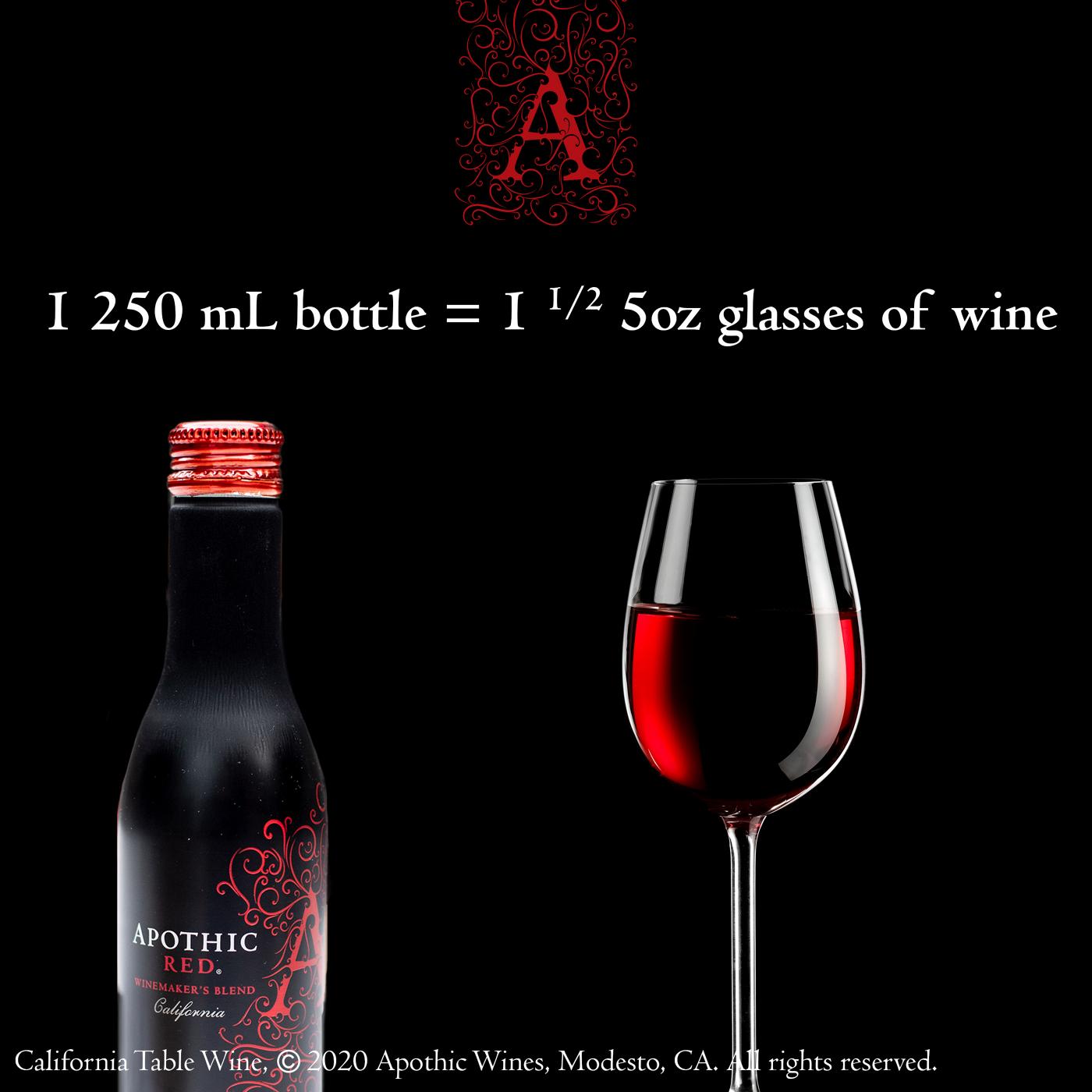 Apothic Red Blend Red Wine 250 mL; image 3 of 3