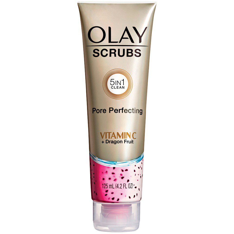 Olay Scrubs 5 In 1 Clean Pore Perfecting Scrub with Vitamin C + Dragon